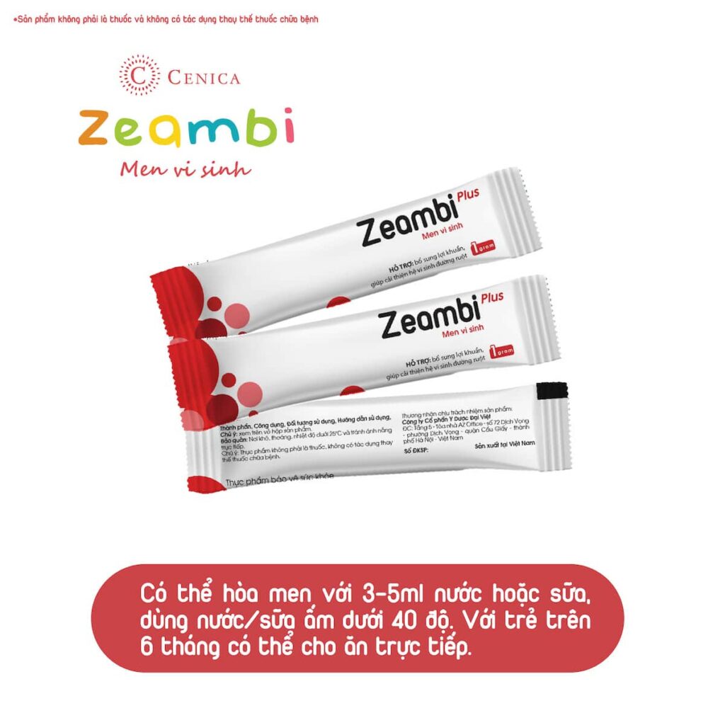 Sử dụng men vi vi sinh zeambi ở nhiệt độ dưới 40 độ C