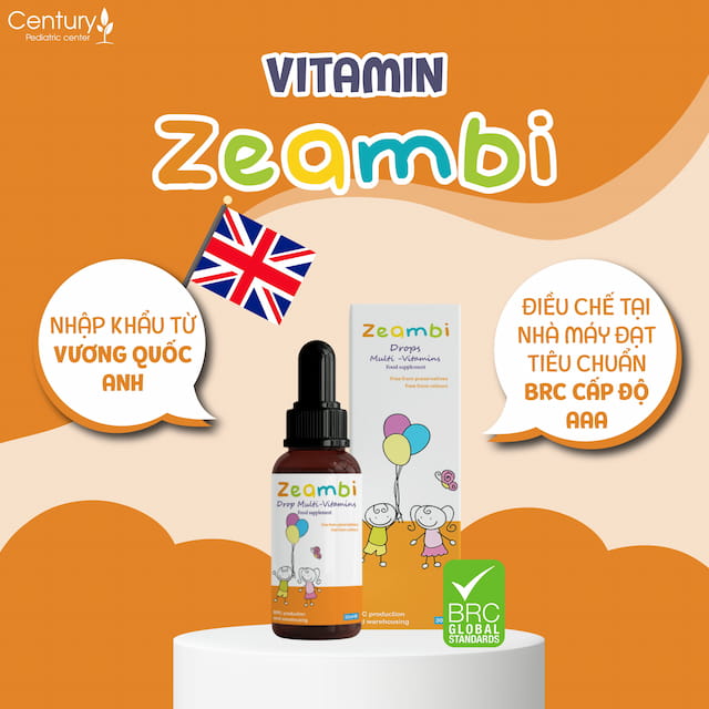 Vitamin Zeambi nhập khẩu từ Anh Quốc, đạt tiêu chuẩn BRC cấp độ AA