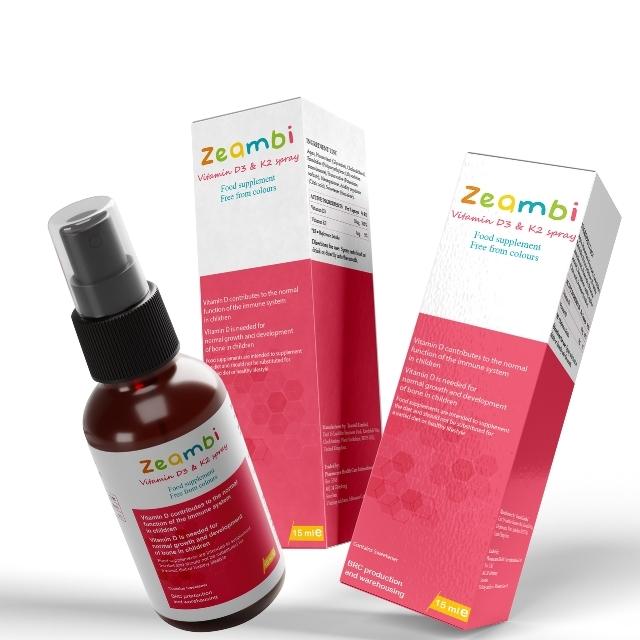 Vitamin d3k2 zeambi dạng xịt nhập khẩu chính ngạch từ Anh Quốc