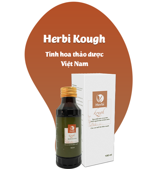 Siro ho Herbi Kough sản phẩm chiết xuất từ thảo dược Việt Nam