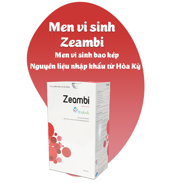 Men vi sinh bao kép Zeambi nguyên liệu nhập khẩu từ Hoa Kỳ