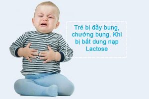trẻ bị bất dung nạp lactose