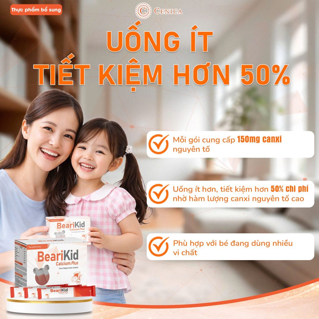 canxi bearikid plus tiết kiệm hơn hiệu quả hơn